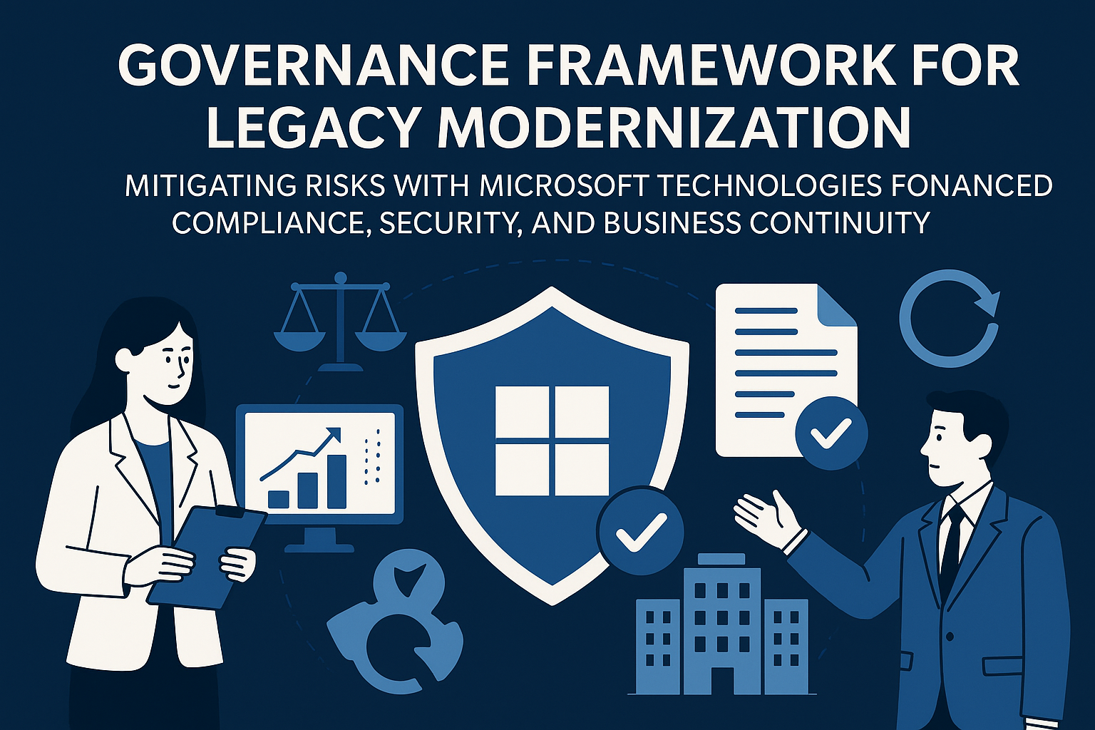 Governance Framework for Legacy Modernization: Mitigating Risks with Microsoft Technologies for Enhanced Compliance, Security, and Business Continuity