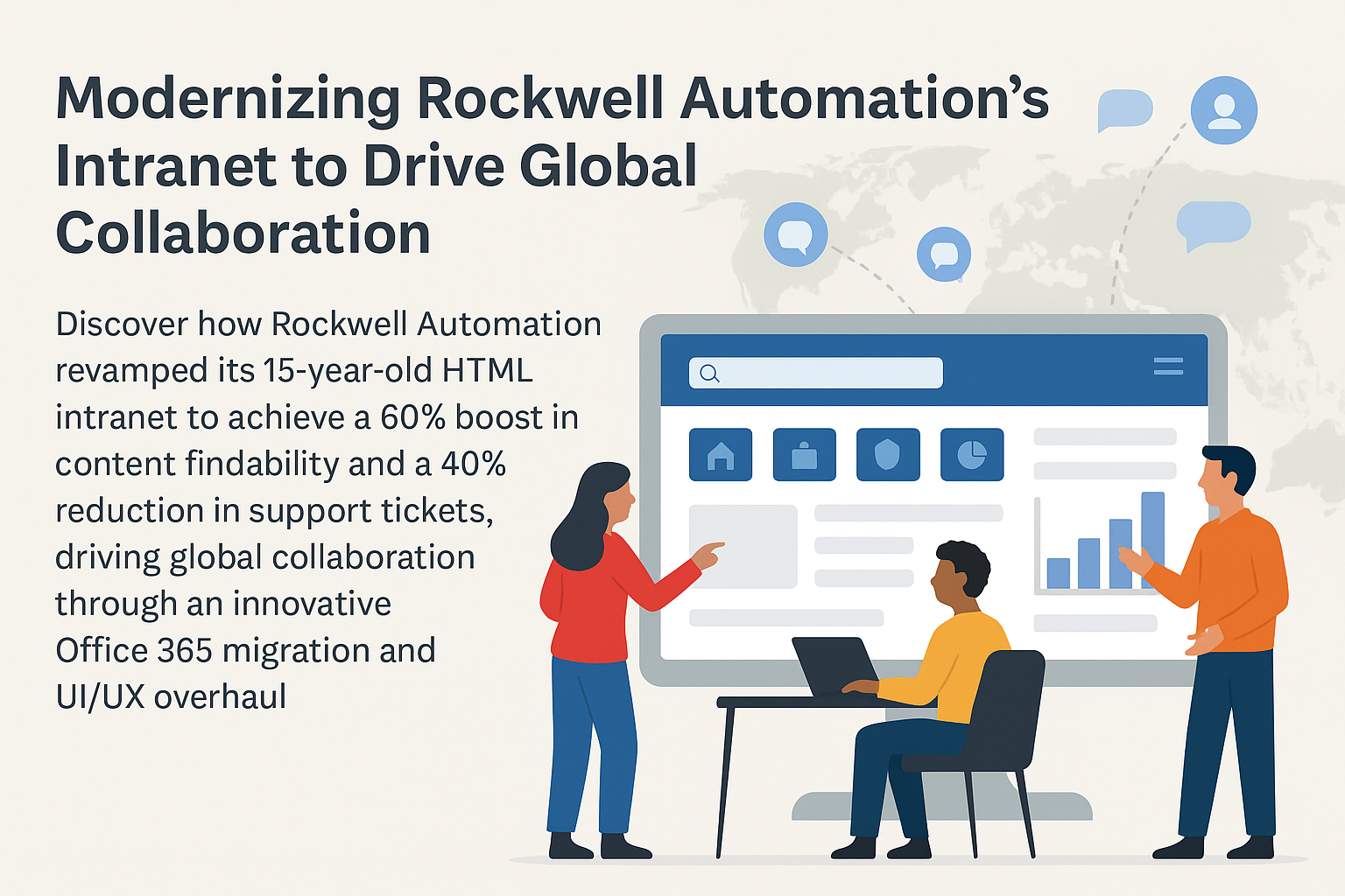 Modernizing Rockwell Automation’s Intranet to Drive Global Collaboration: Transforming Communication with O365 and SharePoint